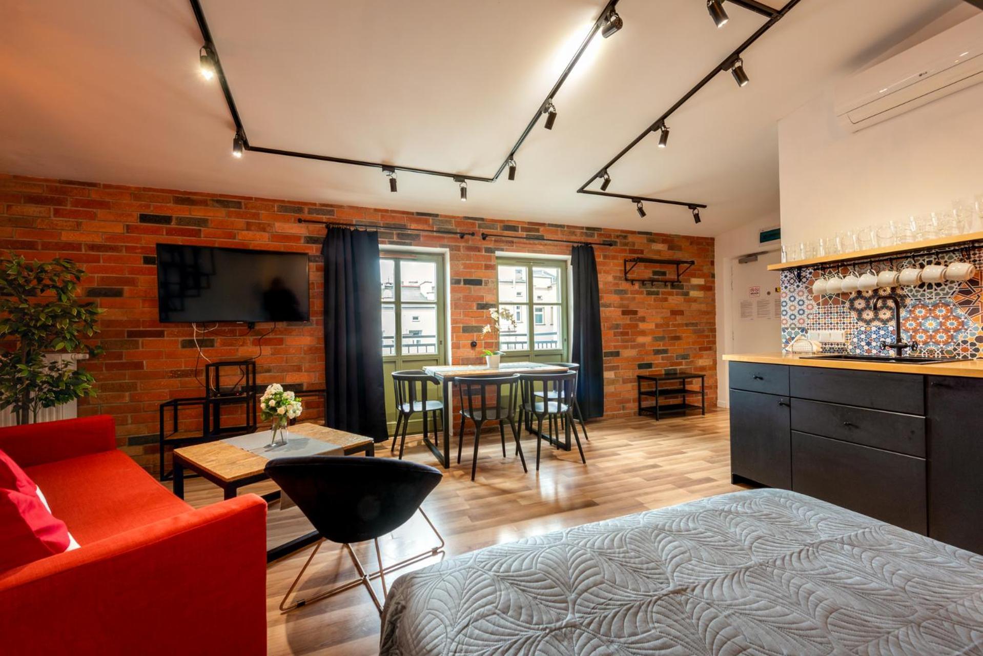 Modern APARTMENT ARIZONA STUDIO OLD TOWN Dietla balcony Krakau Exterior foto