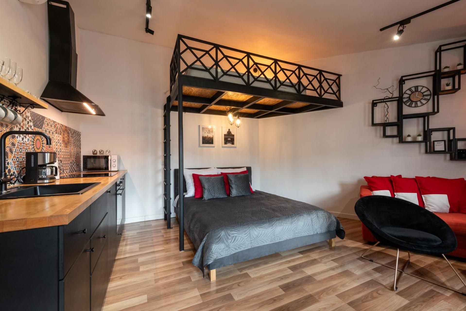 Modern APARTMENT ARIZONA STUDIO OLD TOWN Dietla balcony Krakau Exterior foto