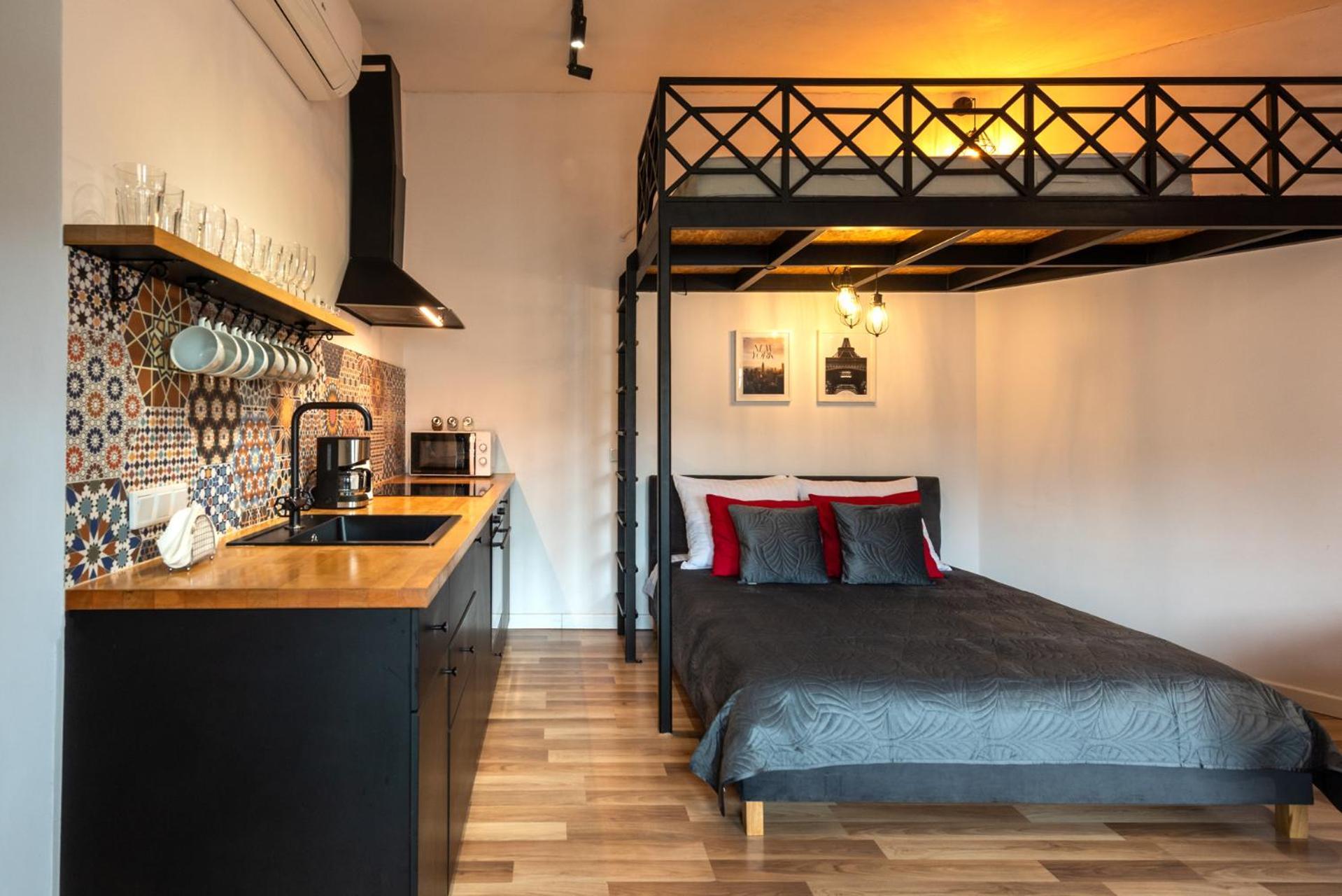 Modern APARTMENT ARIZONA STUDIO OLD TOWN Dietla balcony Krakau Exterior foto
